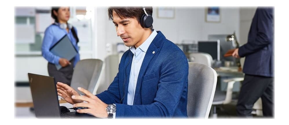 Yealink Uh38 Dual Uc - Hodesett - On-Ear - Bluetooth - Trådløs, Kablet - Usb-A - Svart - For Yealink Uvc40, Uvc50, Uvc80