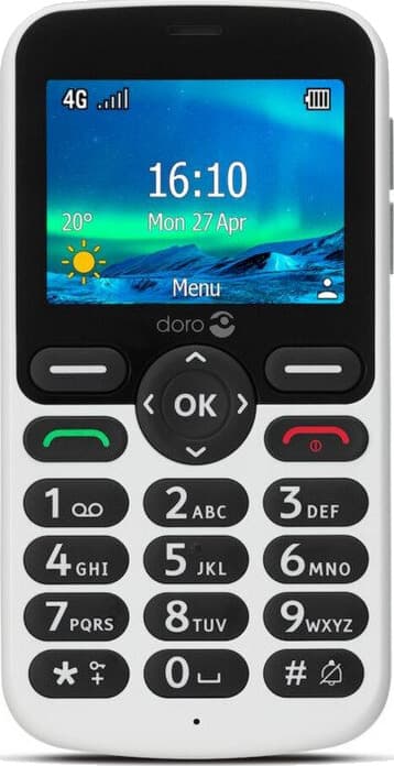 Doro 5861 4G Hvit