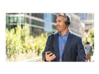 Cisco Headset 730 - Hodesett - on-ear - Bluetooth - trådløs - aktiv støydemping - USB, 3,5 mm jakk - karbon sort