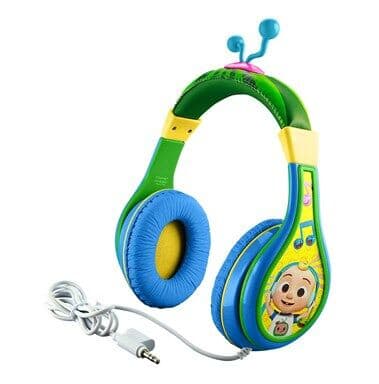 KIDdesigns eKids Cocomelon Youth Headphones with volume reduction to protect small ears