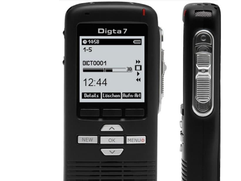 Grundig Digta 7, 300 T, Quality Play (Qp), Standard Avspilling (Sp), 200 - 20000 Hz, 2048 Mb, Lcd, 160 X 160 Piksler