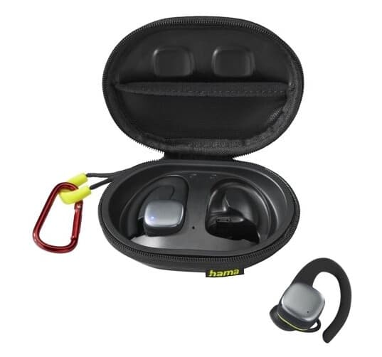 Hama Spirit Athletics, True Wireless Stereo (Tws), Idrott, Headset, Svart