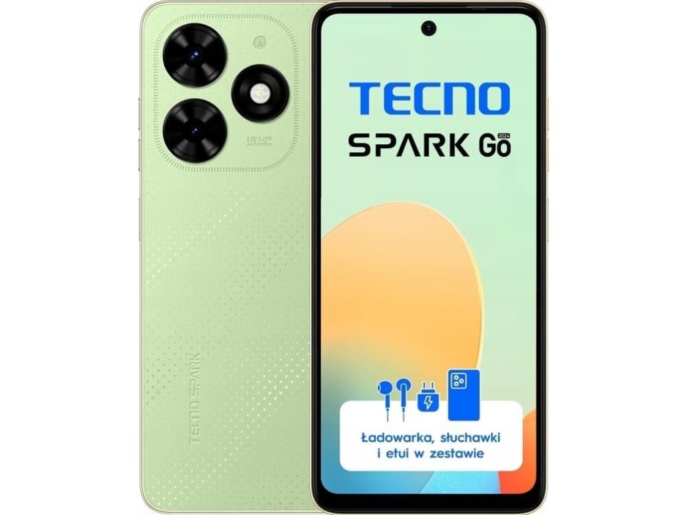 Tecno Spark Go 2024 Bg6 64+4 Magic Skin grønn