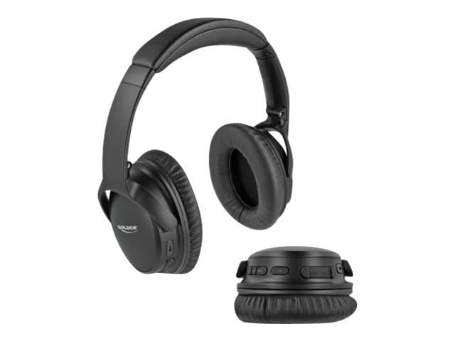 Delock - Hodetelefoner Med Mikrofon - Full Størrelse - Bluetooth - Trådløs, Kablet - 3,5 Mm Jakk - Svart