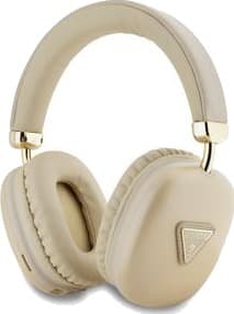 Guess Headphones Bt Saffiano Metallic Triangle Logo Gold
