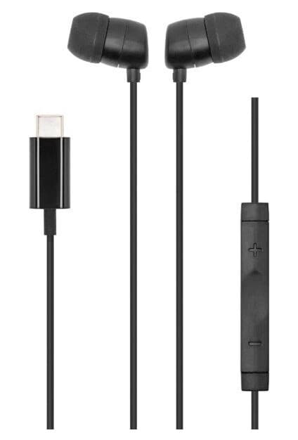 Linocell Bullets USB-C-hodetelefoner Svart
