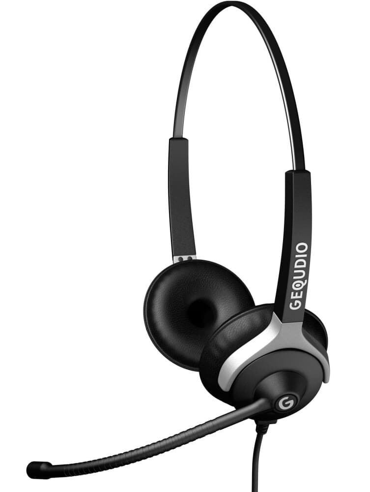 GEQUDIO Headset 1-Ohr für Unify mit Kabel