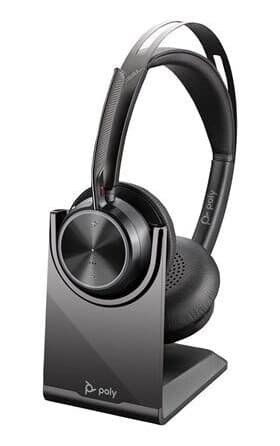 Poly Voyager Focus 2 USB-C Headset with charge stand