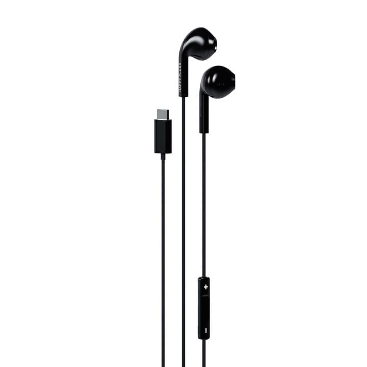 Happy Plugs Hodetelefon In Ear USB C Kablet Svart