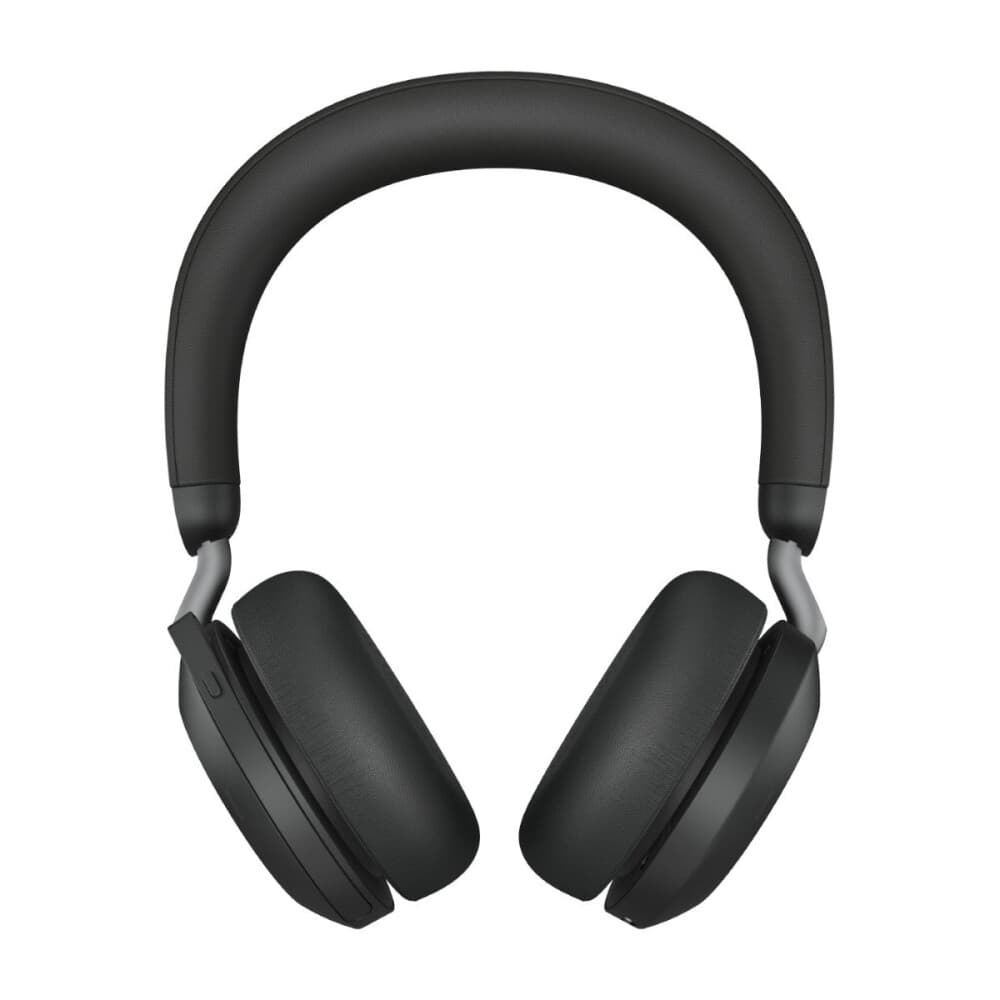 Jabra Evolve2 75 Link380c Uc + Bordstativ Hodesett Usb-c Optimert For Uc Stereo Svart