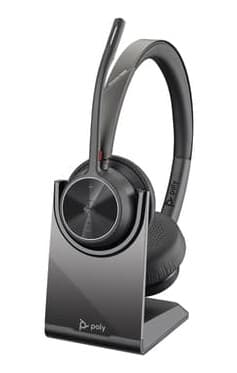 Poly Voyager V4320 Teams Charge Stand Hodesett Usb-c Optimert For Ms Teams Stereo