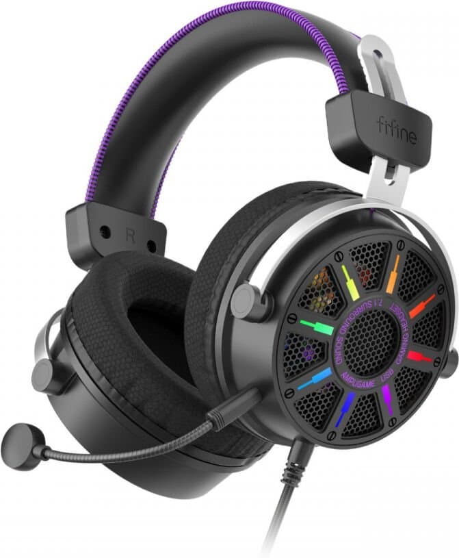 Fifine H19 Gaming Hodesett Svart