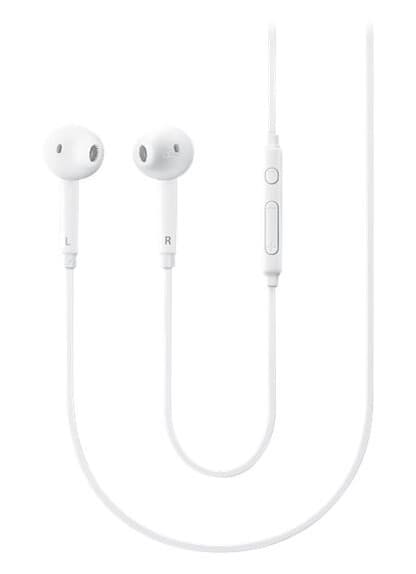 Samsung Eo-Eg920b - Ørepropper Med Mikrofon - I Øret - Kablet - 3,5 Mm Jakk - Hvit - For Samsung Convoy 3, Rugby 4, S336 Ativ Se Galaxy E5, Mega 2, Prevail Lte, S6, Stardust