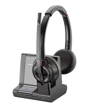 Poly Savi 8200 Series W8220-m Hodesett Optimert For Ms Teams Stereo Svart