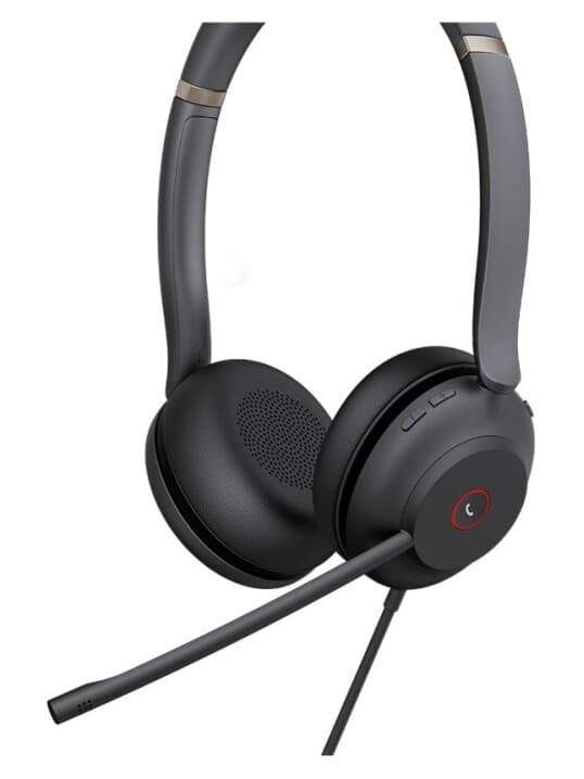 Yealink Uh37 Dual - Hodesett - On-Ear - Kablet - Svart - Certified For Microsoft Teams