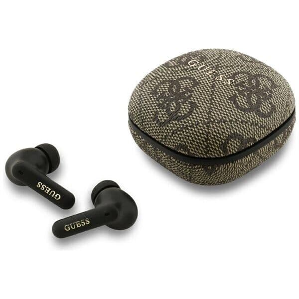 Guess 4G Classic Metallogo TWS ENC Brun