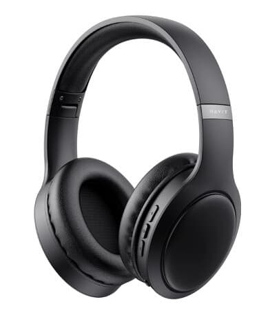 Havit Hvbt-H630bt-Bk, Trådløs, Samtale/Musikk/Sport/Hverdag, 20 - 20000 Hz, 185 G, Hodesett, Sort