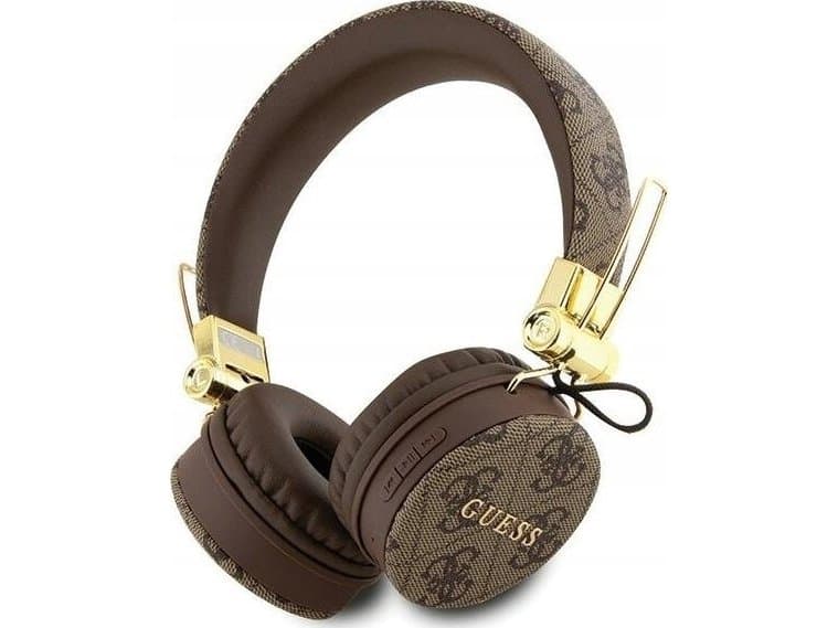 Guess Hodetelefoner Med Hodebånd Bluetooth Gubh704gemw Brun|Brun 4G Metalllogo