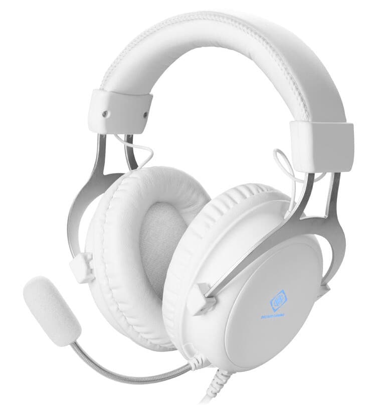 Deltaco WH85 Gaming Headset Hvit Line