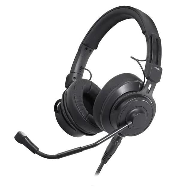 Audio-Technica BPHS-2SUT Hodemikrofon Reporter, 1x øre, dynamisk, uterminert