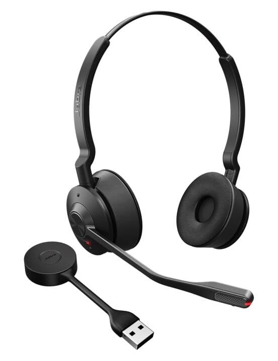 Jabra Engage 55 Se Stereo - Hodesett - On-Ear - Dect - Trådløs - Usb-A Via Dect Adapter - Uc-Sertifisert