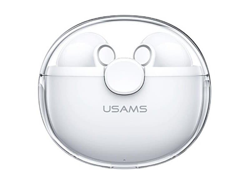 Usams Bluetooth 5.1 Tws Bu-Serien Trådløse Hodetelefoner Hvit/Hvit Bhubu01