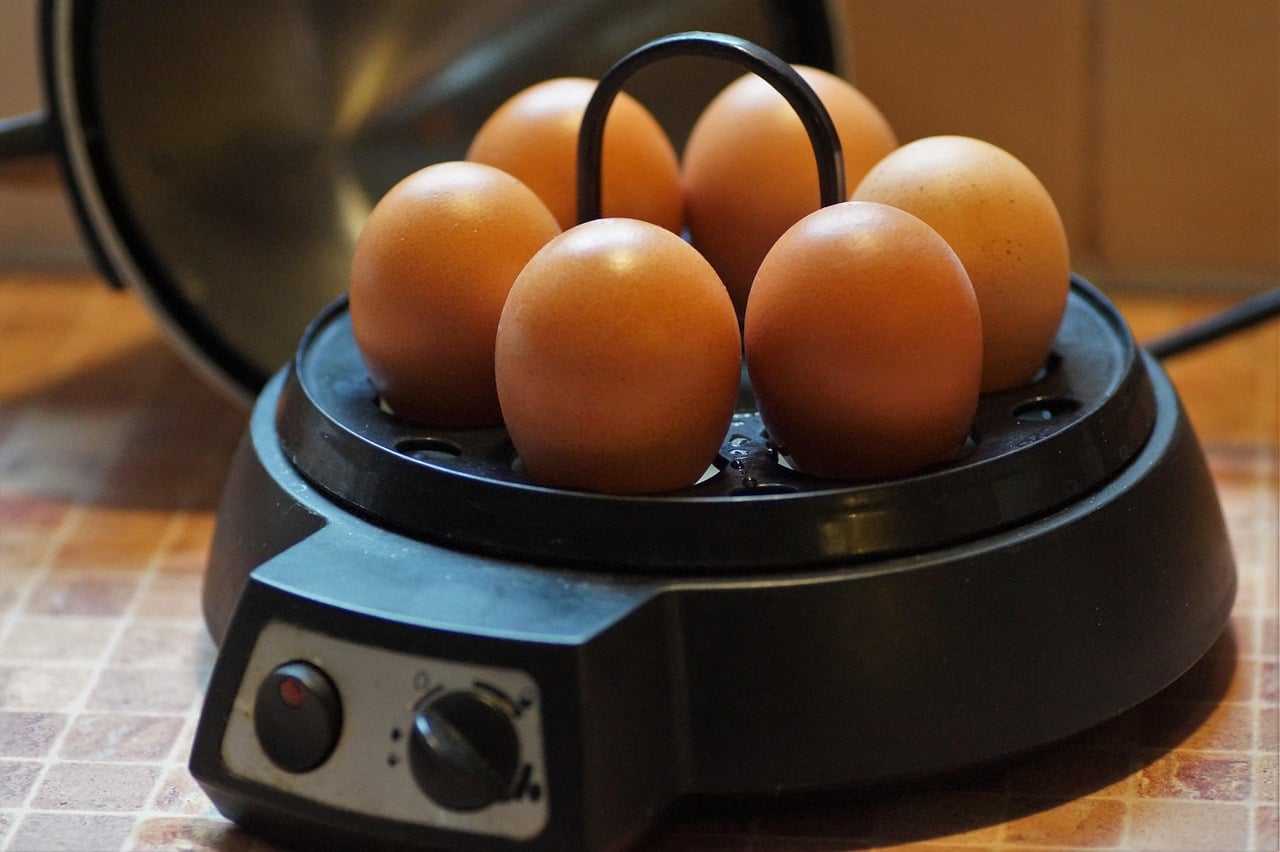 hvordan bruke eggkoker: mellomstor eggkoker