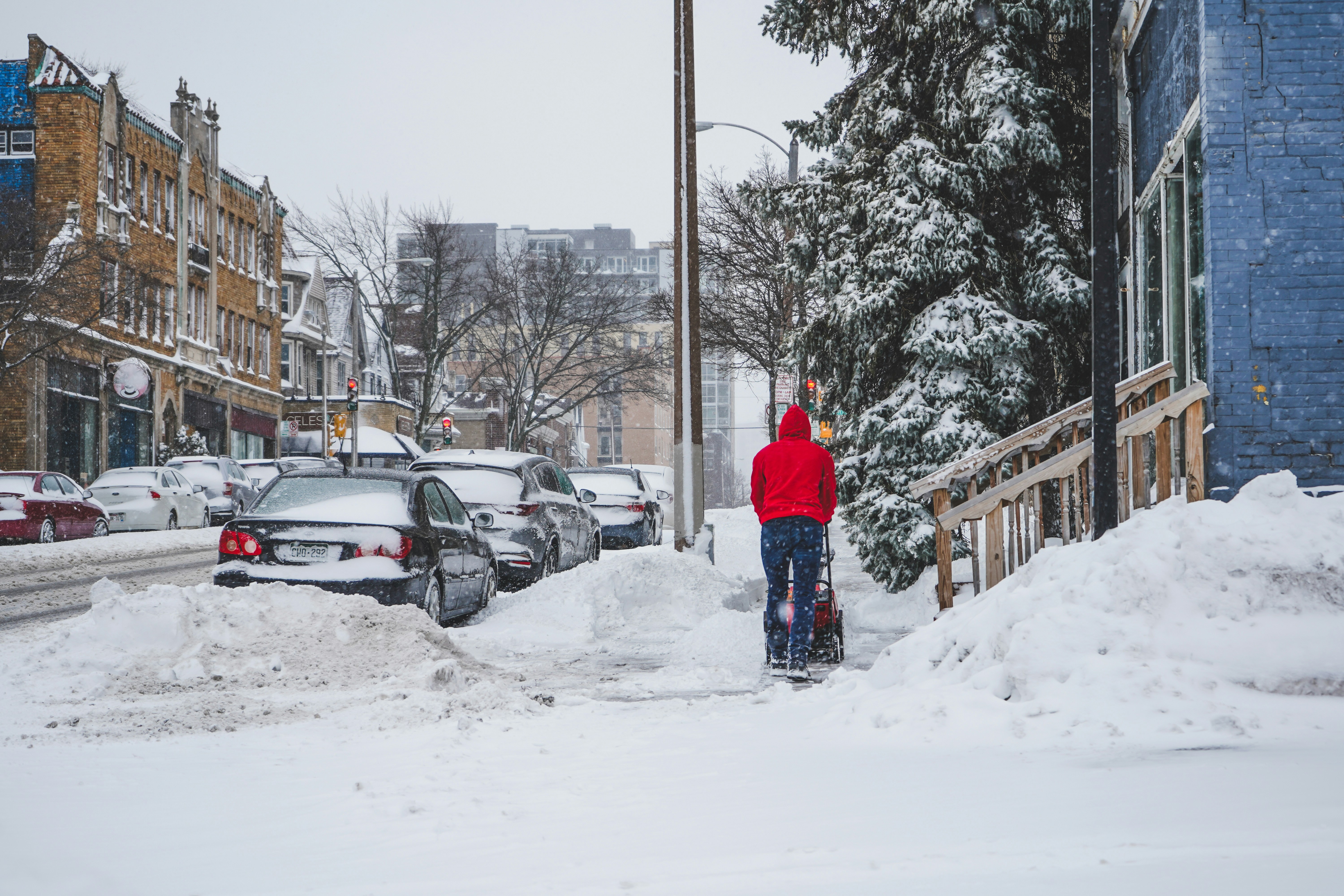 hvordan velge snøfreser: snøfonner