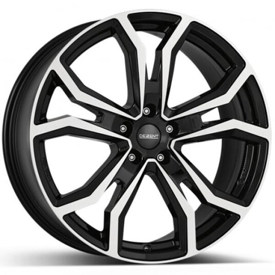 Dezent Tv Black Polished 7x19 5x112 ET43 B57.1