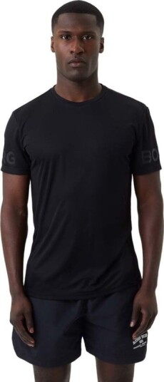 Björn Borg Men's Borg Light T-Shirt L, Black Beauty