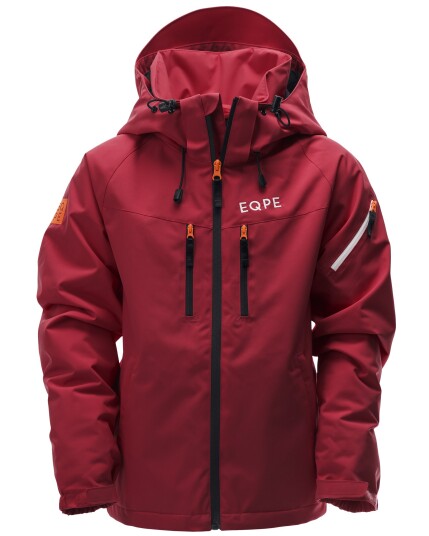 EQPE Qanuk Jacket Kids Burgundy (Storlek 110/116)