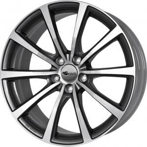 Brock B32 Titanium Full Polish 7.5x18 5x110 ET41 B65.1