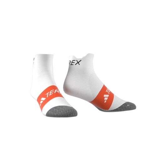 Adidas Terrex Heat.rdy Trail Running Speed Ankle Socks White L