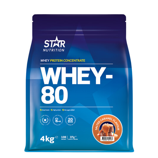 Whey-80 Myseprotein 4 kg