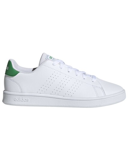 Adidas Advantage JR FTW White/Green/Grey Two (Storlek 31 EU)