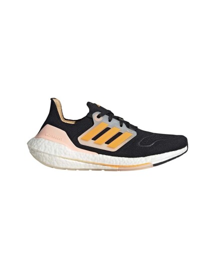 Adidas Ultraboost 22 W Carbon/Flaora/Ecrtin (Storlek 5.5 UK)