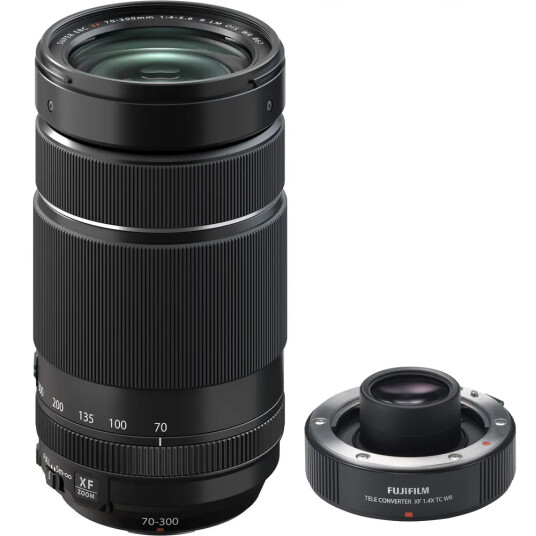 Fujifilm XF 70-300mm f/4-5.6 R LM OIS WR + Fujifilm XF 1.4X TC WR Telekonverter