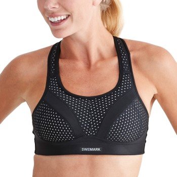 Swemørk Incrødible Extreme Support Sports Bra BH Svart G 85 Dame