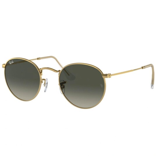 Ray-Ban Round Metal Gold Grey Gradient