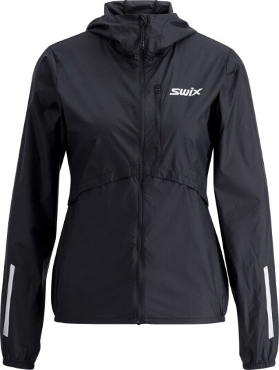 Swix Women's Pace Wind Light Hooded Jacket M, Black