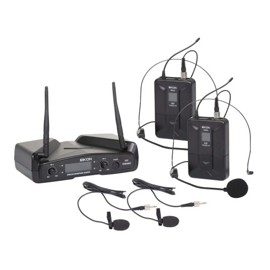 Eikon Wm300dh Uhf Wireless Microphone Headset Dual Ch