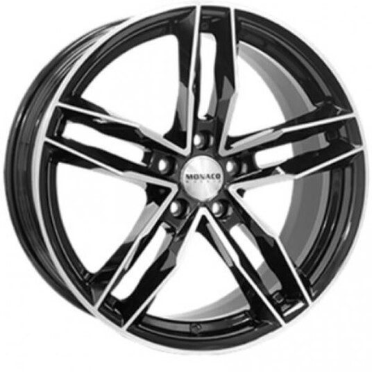 Monaco Rr8m Gloss Black Polished 7.5x17 5x114.3 ET40 B73.1