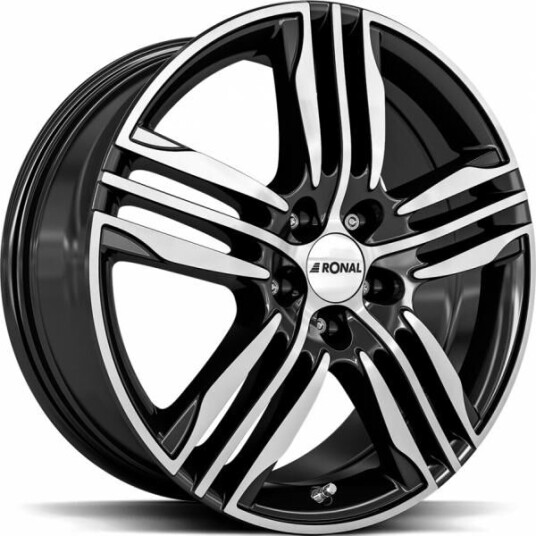 Ronal R57 Black Front Cut 7x17 4x100 ET45 B68