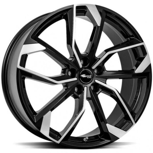 Brock Rc34 Black Full Polish 7x17 5x112 ET49 B57.1