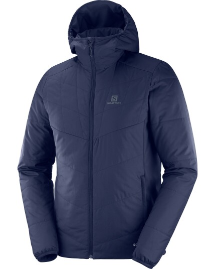 Salomon Drifter Mid Hoodie M Night Sky (Storlek M)