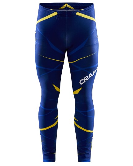 Craft Ski Team Swe Race Tights M White/Print (Storlek L)