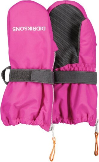 Didriksons Biggles Zip Mitten 7 Plastic Pink Plastic Pink 0/2