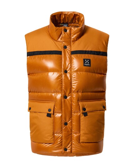 Haglöfs Funäs Down Vest W Golden Brown (Storlek M)