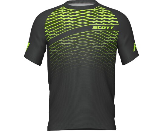 Scott RC Run S/SL Shirt M Black/Yellow (Storlek M)