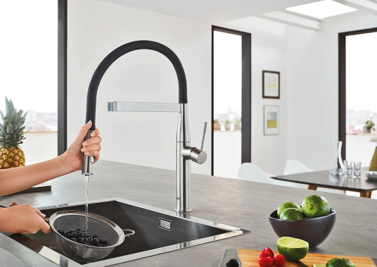 Grohe Essence Professional blandebatteri (brushed chrome)